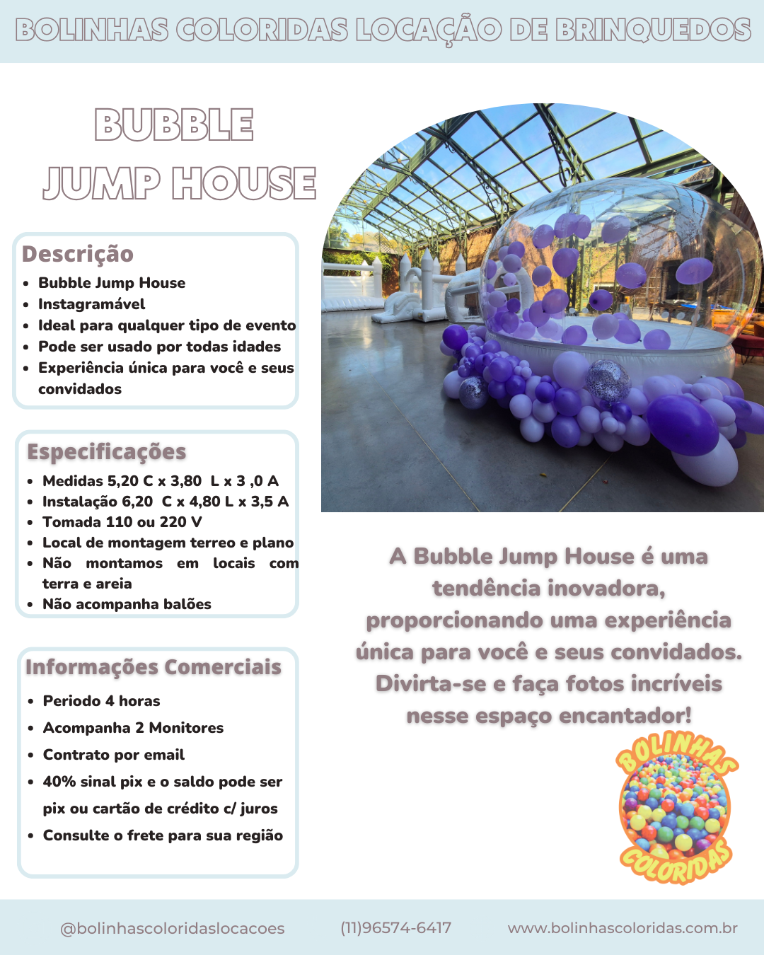 Pula-pula inflável branco Bubble Jump House
