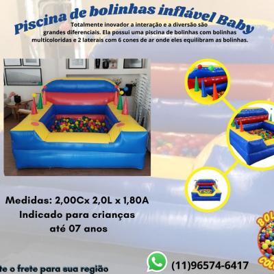 Piscina de bolinhas inflável Baby