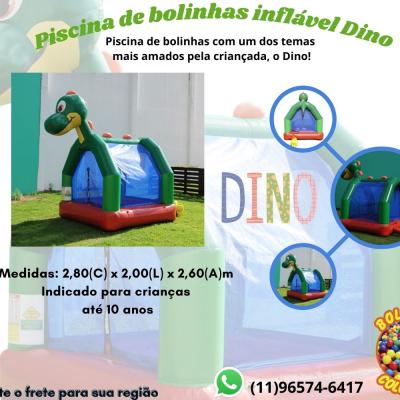 Piscina de Bolinhas Dino